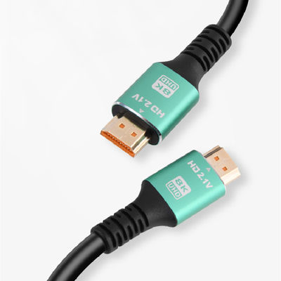 PVC Jacketed 60Hz 8K HDMI Cable 48Gbps 3m 5m With Gold Connector