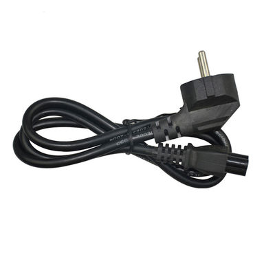 Flexible 2pin Plug Ac EU Power Cord  1.8m With CCC CE Certification