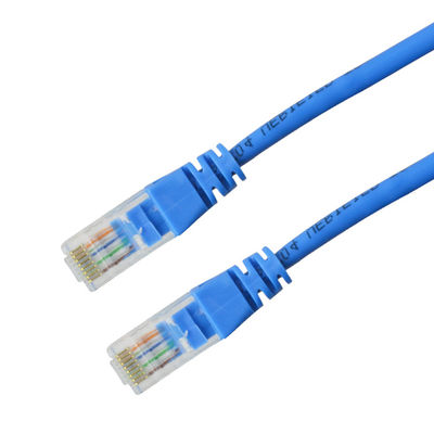 10pack Short CAT6 Patch Cords Blue 3ft with 8 Conductors  Customized