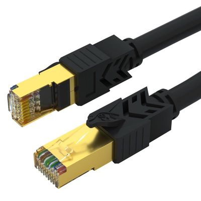 Copper Conductor  Insulated CAT8 Patch Cord Network Patch Cable