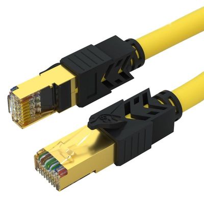 Copper Conductor  Insulated CAT8 Patch Cord Network Patch Cable