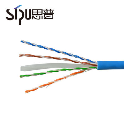 Durable 6.0MM Cca Rj45 Cat6 Cable Utp 4pr 23awg Cat 6 Network Cable